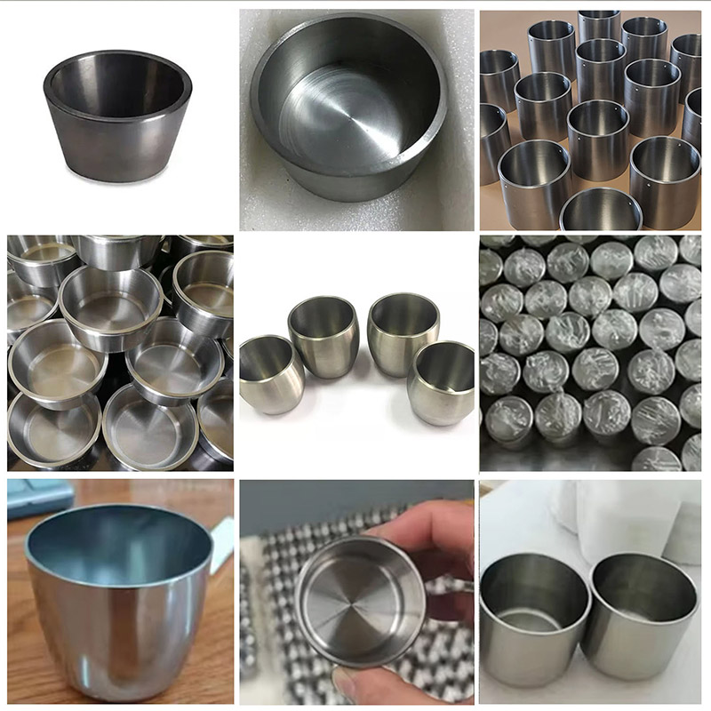 High Purity 99.95% Sintered Molybdenum Crucible for High-Temperature Vacuum Furnace